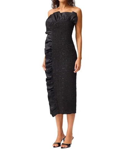 Elliatt Paloma Midi Dress In Black