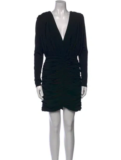 Pre-owned Elliatt Plunge Neckline Mini Dress W/ Tags In Black