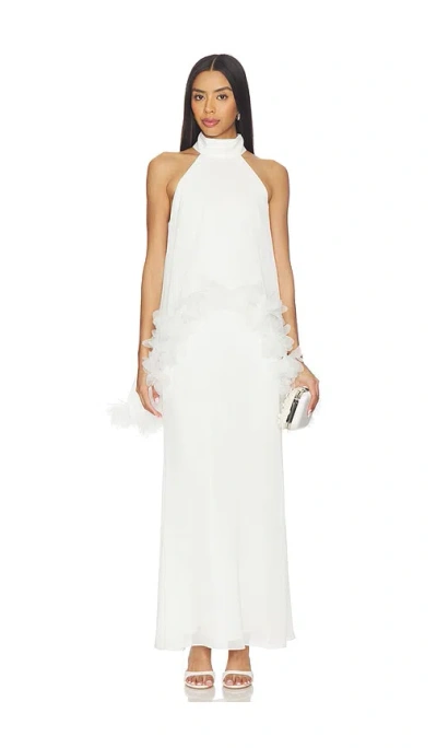 Elliatt Poppy Layered Gown In White