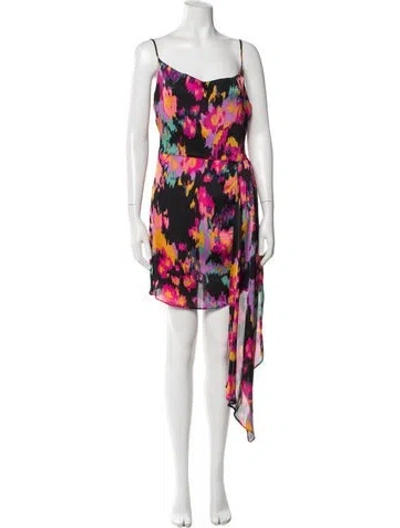 Pre-owned Elliatt Printed Long Dress In Multi