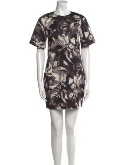 Pre-owned Elliatt Printed Mini Dress In Multi