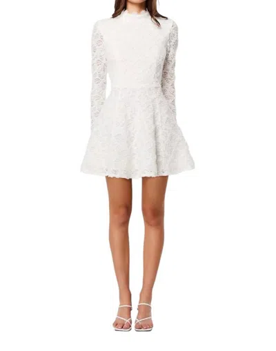 Elliatt Quinlan Dress In Ivory In Multi