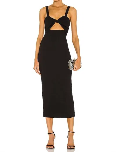 Elliatt Rachel Midi Dress In Black