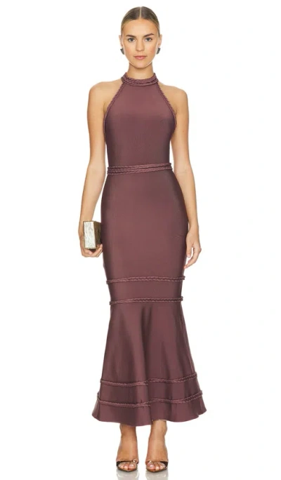 Elliatt Renewal Dress In Chocolate