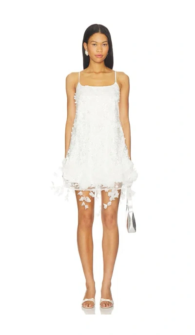 Elliatt Rina Shift Mini Dress In White