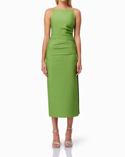 Elliatt Rose Midi Dress In Fern In Green