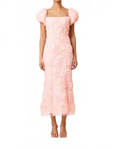 Elliatt Rosella Midi Dress In Ballet Pink
