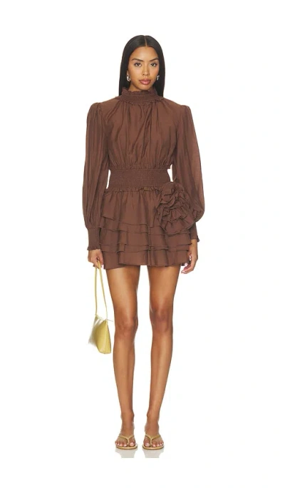 Elliatt Rosera Playsuit In Brown
