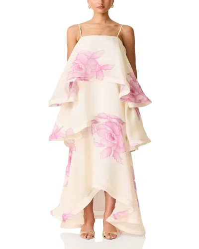 Elliatt Rova Tiered Gown In Multi