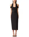 Elliatt Ruby Midi Dress In Black