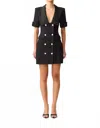 Elliatt Ruby Mini Blazer Dress In Black In Black