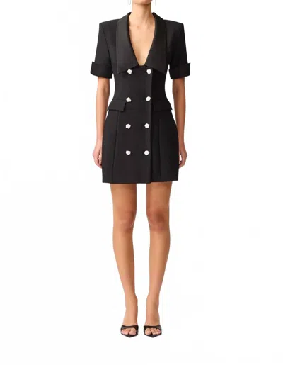 Elliatt Ruby Mini Blazer Dress In Black