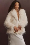 Elliatt Rumi Coat Jacket In White