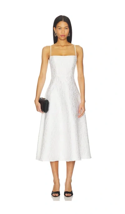 Elliatt Saffron Gown In White