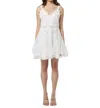Elliatt Salome Mini Dress In White In White
