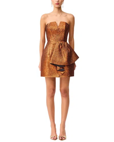 Elliatt Sapphira Mini Dress In Brown