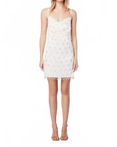 Elliatt Serenella Mini Dress In Ivory In Purple