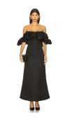 Elliatt Sharon Midi Dress In Black