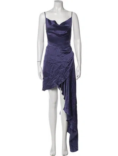 Pre-owned Elliatt Silk Mini Dress W/ Tags In Purple