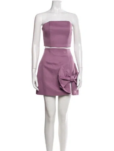 Pre-owned Elliatt Skirt Set In Purple