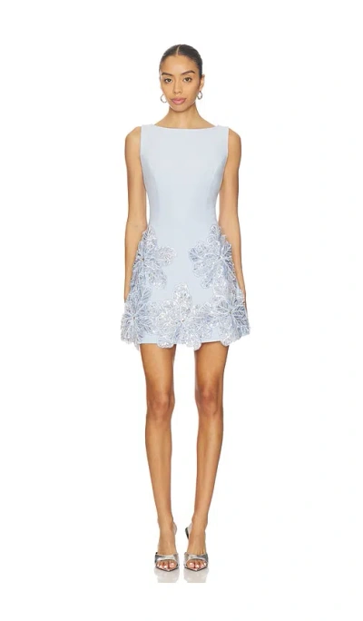 Elliatt Skye Mini Dress In Blue