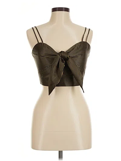 Elliatt Sleeveless Blouse In Brown