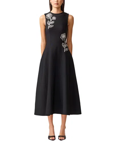 Elliatt Soleil Midi Dress In Black