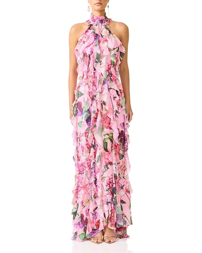 Elliatt Solene Halter Gown In Pink