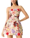 Elliatt Sophie Mini Dress In Neutral