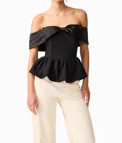 Elliatt Sorrel Top In Black