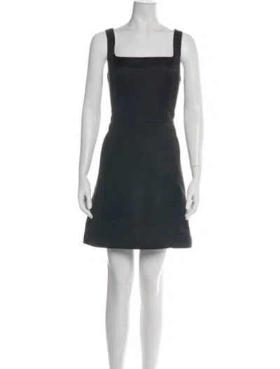 Pre-owned Elliatt Square Neckline Mini Dress In Black