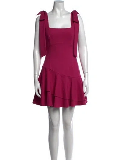 Pre-owned Elliatt Square Neckline Mini Dress In Pink