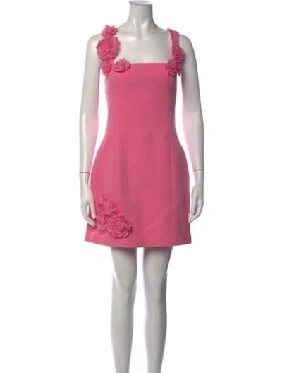 Pre-owned Elliatt Square Neckline Mini Dress In Pink
