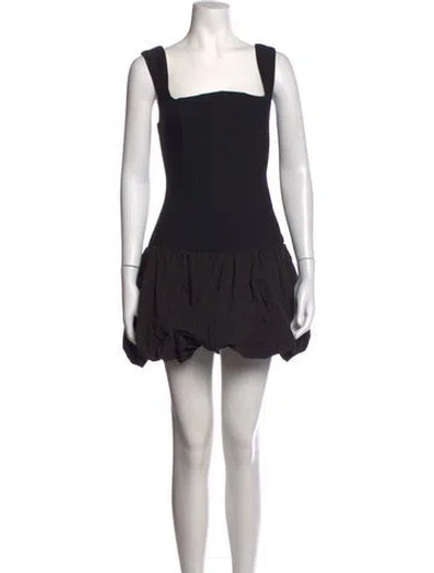 Pre-owned Elliatt Square Neckline Mini Dress W/ Tags In Black