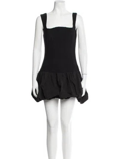 Pre-owned Elliatt Square Neckline Mini Dress W/ Tags In Black