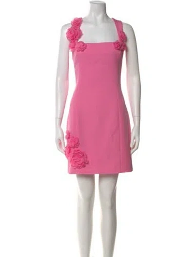 Pre-owned Elliatt Square Neckline Mini Dress W/ Tags In Pink