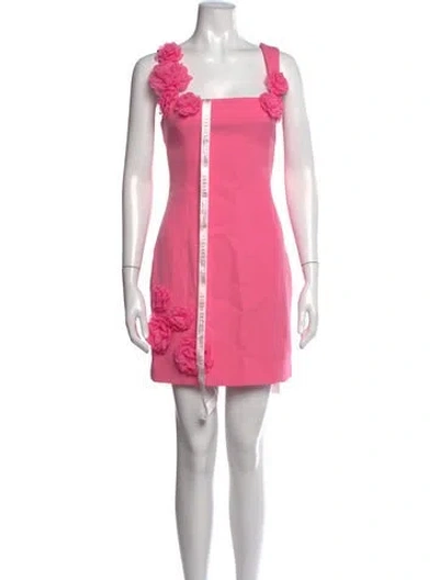 Pre-owned Elliatt Square Neckline Mini Dress W/ Tags In Pink
