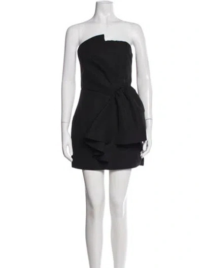 Pre-owned Elliatt Strapless Mini Dress In Black