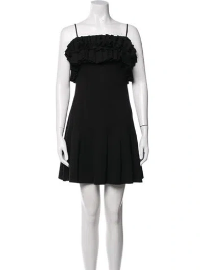 Pre-owned Elliatt Strapless Mini Dress In Black