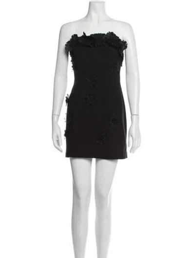 Pre-owned Elliatt Strapless Mini Dress In Black