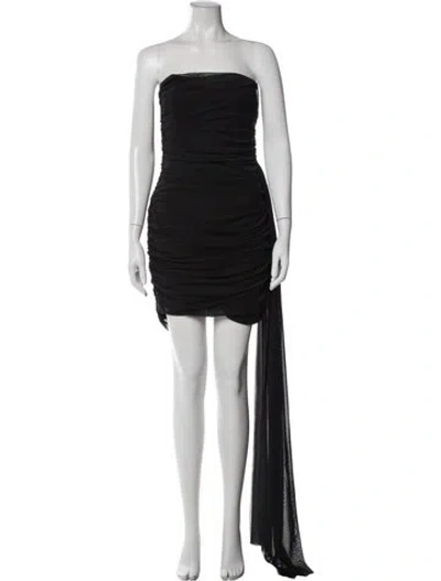 Pre-owned Elliatt Strapless Mini Dress In Gray