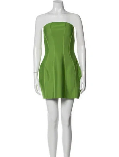 Pre-owned Elliatt Strapless Mini Dress W/ Tags In Green