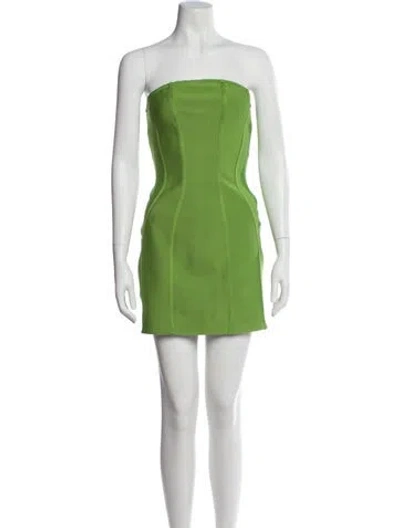 Pre-owned Elliatt Strapless Mini Dress W/ Tags In Green