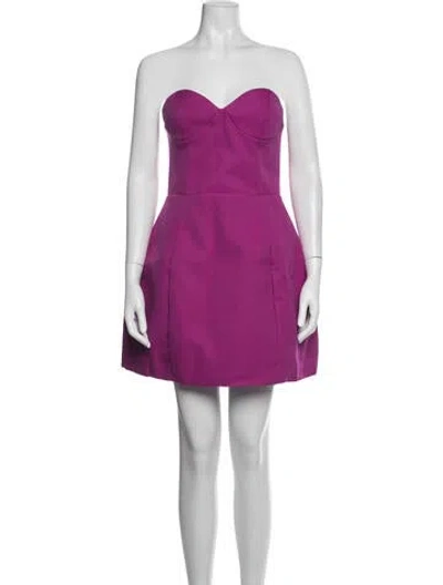 Pre-owned Elliatt Strapless Mini Dress W/ Tags In Purple