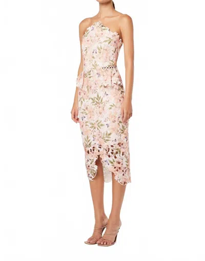 Elliatt Sybil Midi Dress In Pink Multi