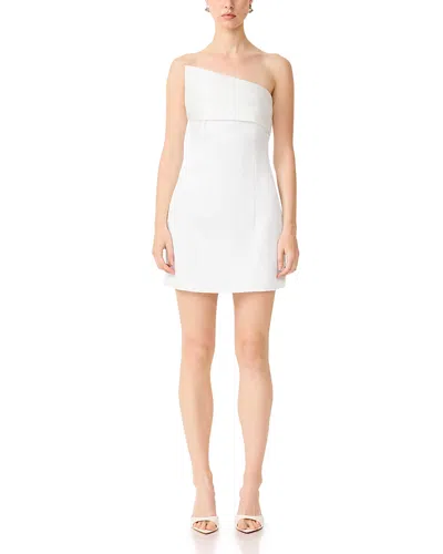 Elliatt Sydney Asymmetrical Mini Dress In White
