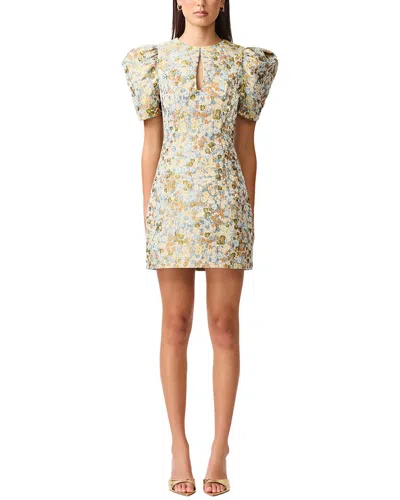 Elliatt Tasmin Puff Sleeve Mini Dress In Multi