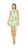 Elliatt Tess Printed Halter Mini Dress
