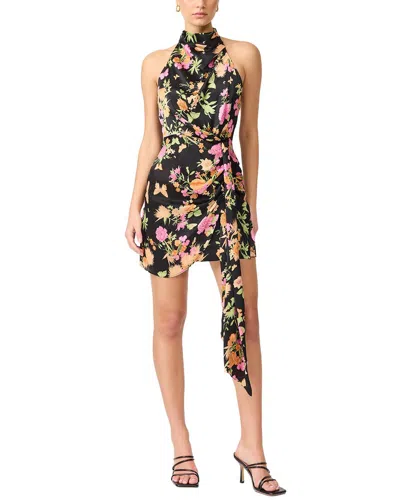 Elliat T Tess Halter Mini Dress In Multi