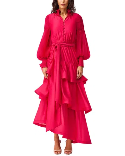 Elliatt Thalia Asymmetrical Gown In Red